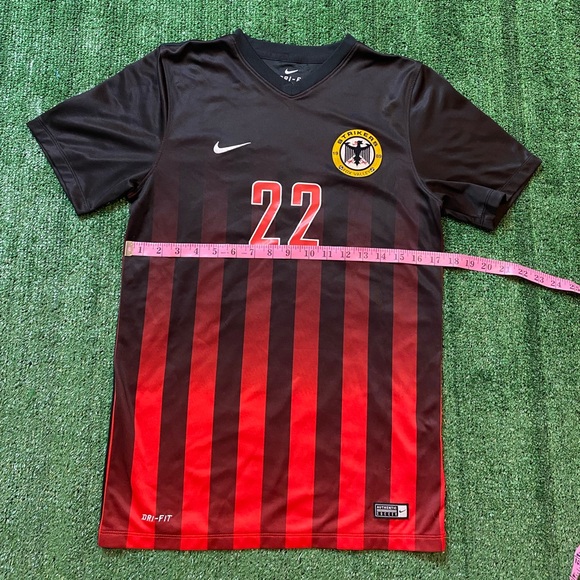 Black & Red Soccer Club Fox Valley Strikers Nike Size Small - Picture 9 of 10